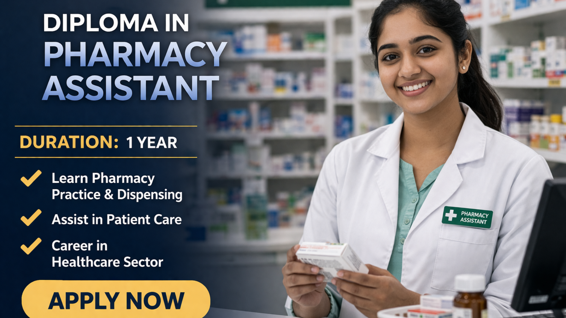 Diploma in Pharmacy Assistant